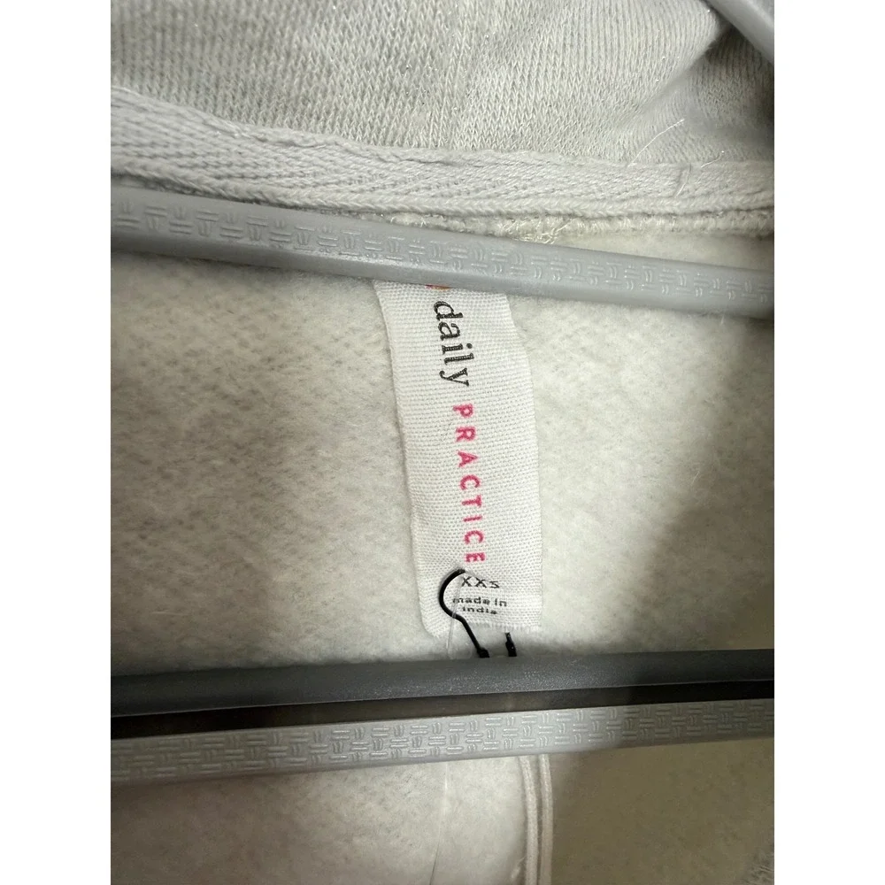 NWT Anthropologie Daily Practice grey glitter hoodie‎